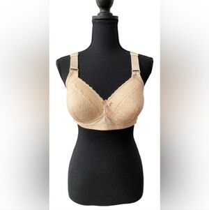 GAIYI: Lace Casual Beige Bra with Support